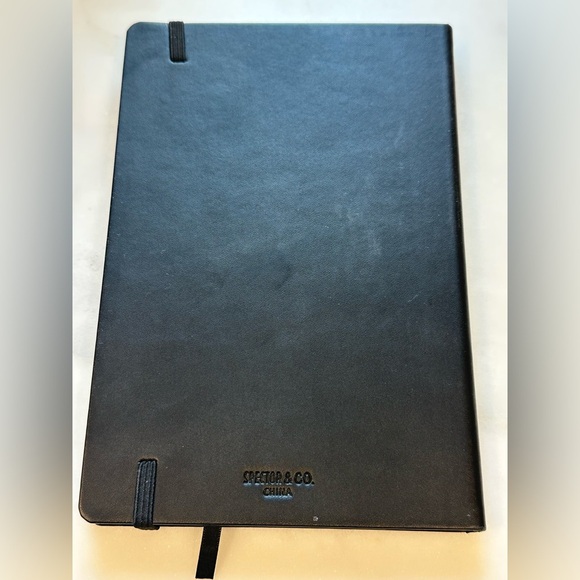 Black Embossed Ontario Canada Journal Notebook with Lined Paper - Picture 4 of 9